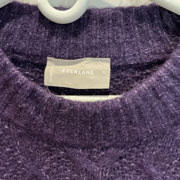 Everlane Cloud Crewneck cable sweater sz XL - Picture 3 of 8